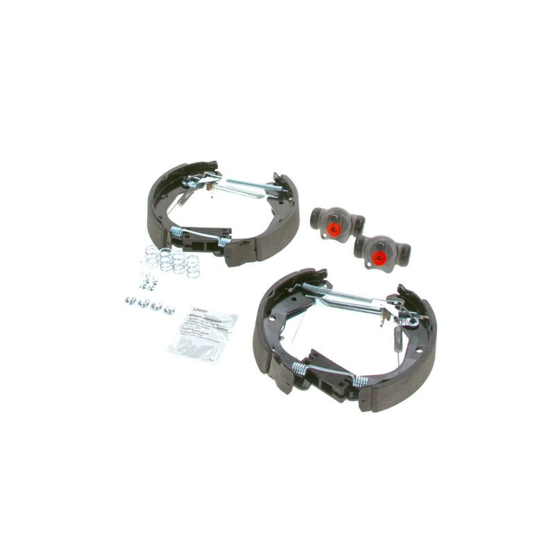 Bosch Brake Shoe Set Axle Kit fits Chevrolet Spark 2010 on 1.0 1.2