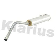 Klarius Box With Tail Pipe Rear fits Renault Kangoo 1997-2018 1.2 1.4 1.6 1.9