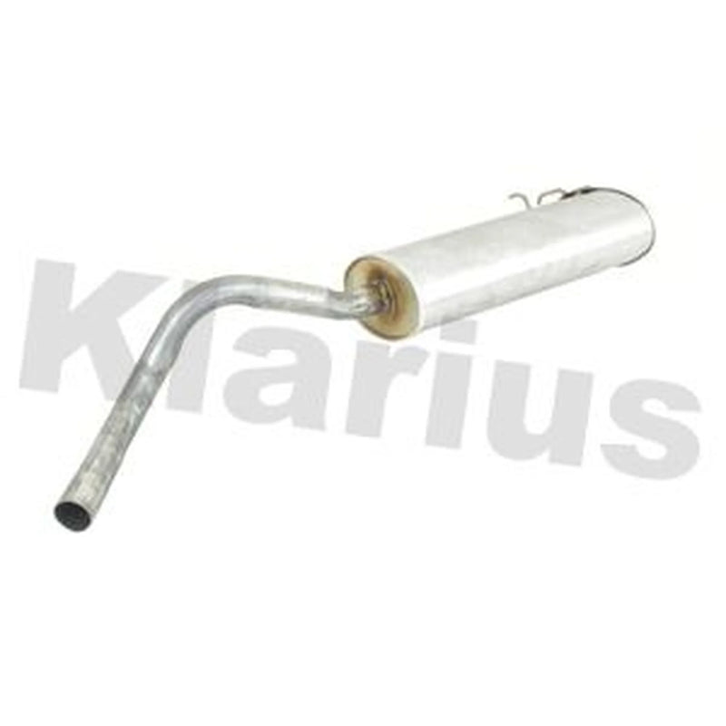 Klarius Box With Tail Pipe Rear fits Renault Kangoo 1997-2018 1.2 1.4 1.6 1.9