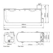 Whale Expanse Onboard Water Heater Gas and Electric with Flue Kit Whale - Dynamic Drive