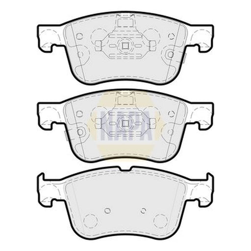 NAPA Front Brake Pad Set NBP1674