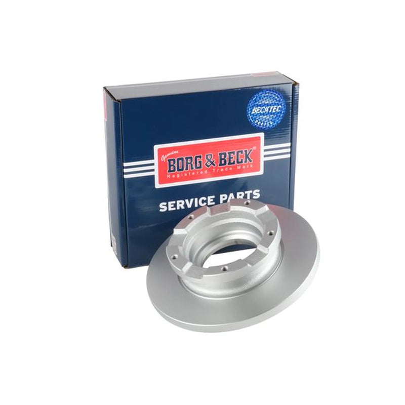 Borg & Beck 2 x Solid Rear Brake Discs BBD5932S-x2