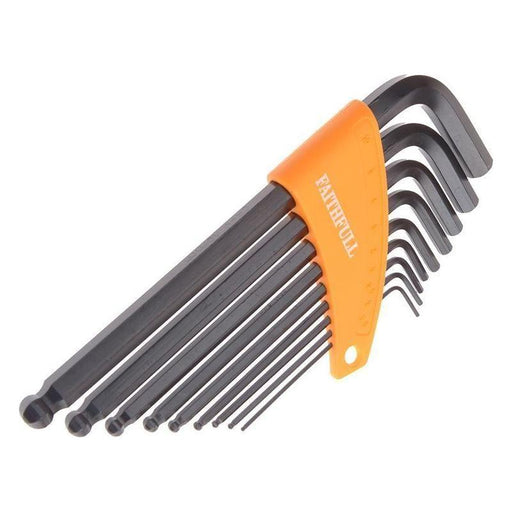 Faithfull Metric Ball End Long Arm Hexagon Key Set, 9 Piece Faithfull - NN4 Online