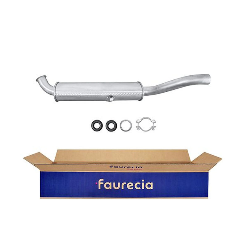 Hella End Silencer Rear fits Audi 80 B2 1981-1986 1.6 1.8 1.9 2.0
