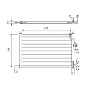 Valeo Air Conditioning Condenser 814427