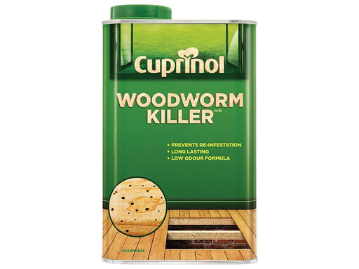 Cuprinol Low Odour Woodworm Killer 1 litre Cuprinol - Dynamic Drive