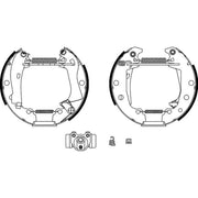 Mintex Brake Shoe Set Axle Kit fits Citroën C15 1987-2000 1.8
