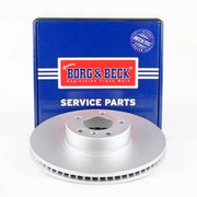 Borg & Beck Front Vented & Rear Vented Brake Discs & Pads fits BMW X4 2015-2018