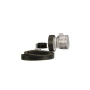Gates V-Ribbed Belt Set fits Saab 9-3 1998-2003 2.0 2.3
