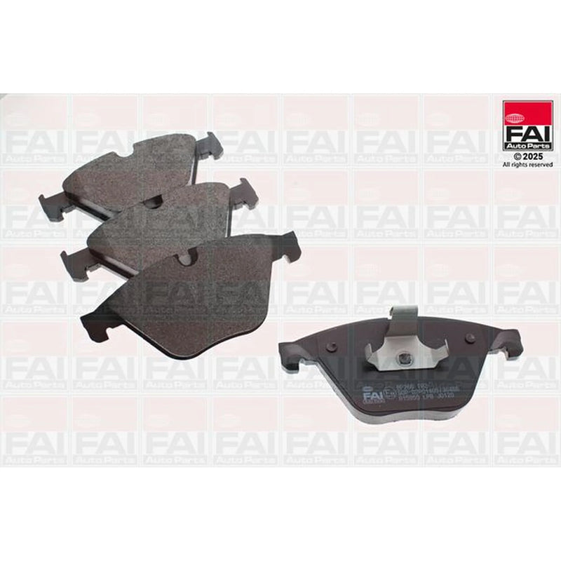 FAI Front Brake Vented Discs & Pads fits BMW 5 2007-2010