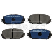 Borg & Beck Front & Rear Brake Discs & Pads fits Toyota Yaris 2005-2011 1.0 1.8