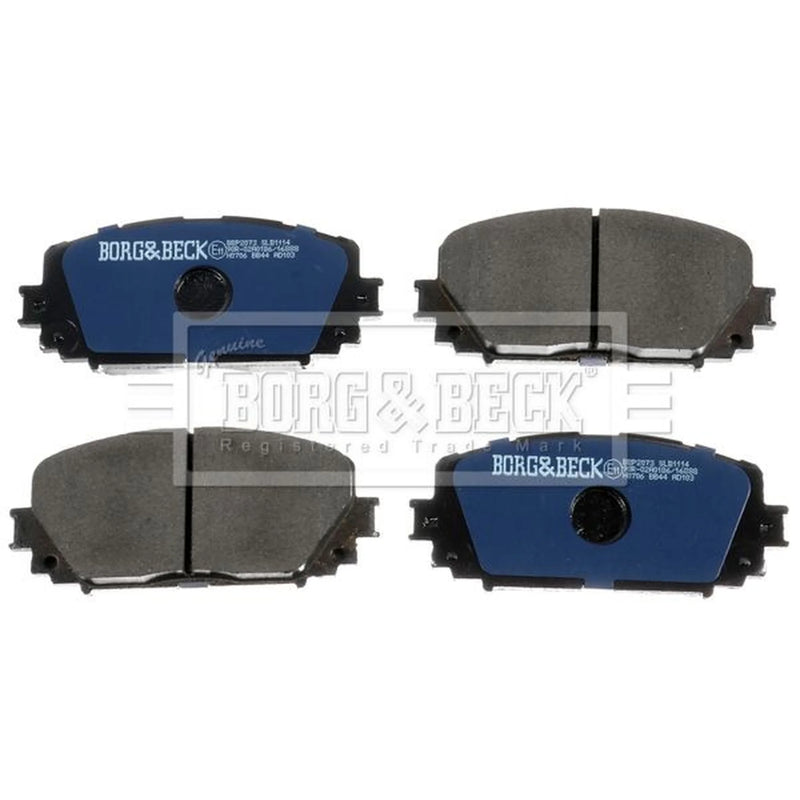 Borg & Beck Front & Rear Brake Discs & Pads fits Toyota Yaris 2005-2011 1.0 1.8