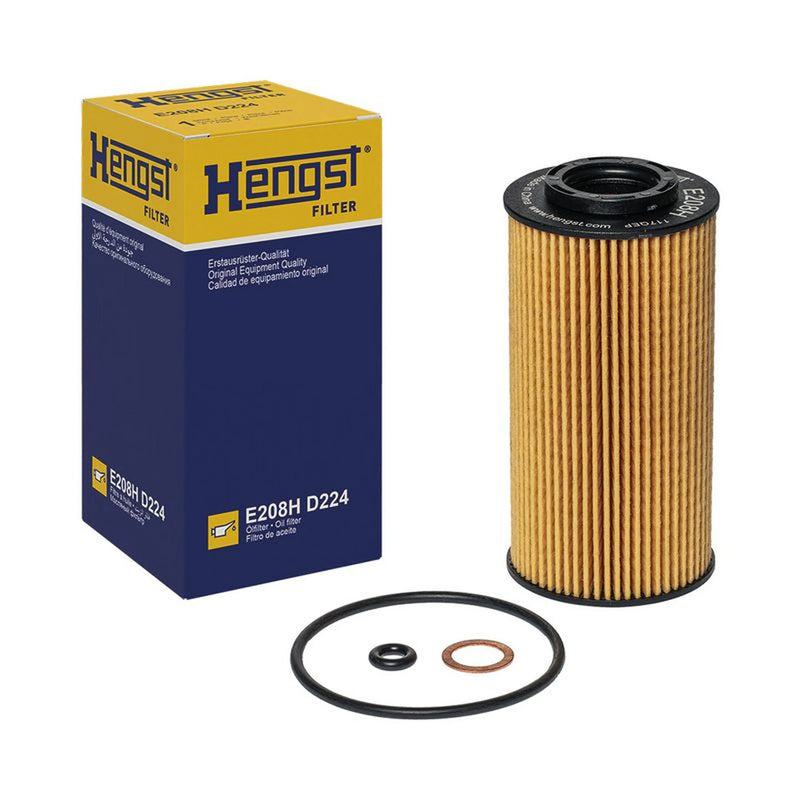 Hengst Engine Oil Filter fits Hyundai Accent III 2005-2010 1.5