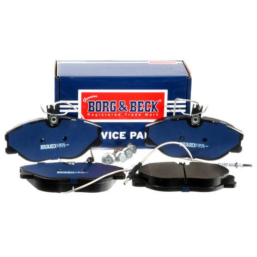 Borg & Beck Front & Rear Brake Discs & Pads fits Fiat Ulysse 2000-2002 2.0