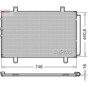 Denso Air Conditioning Condenser DCN50127
