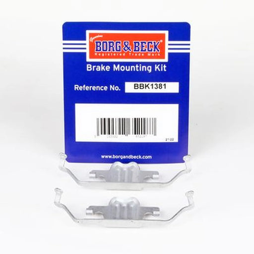 Borg & Beck Brake Pad Accessory Fitting Kit Rear BBK1381