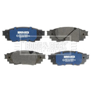 Borg & Beck Front Vented & Rear Vented Brake Discs & Pads fits Lexus Rx 2015 on