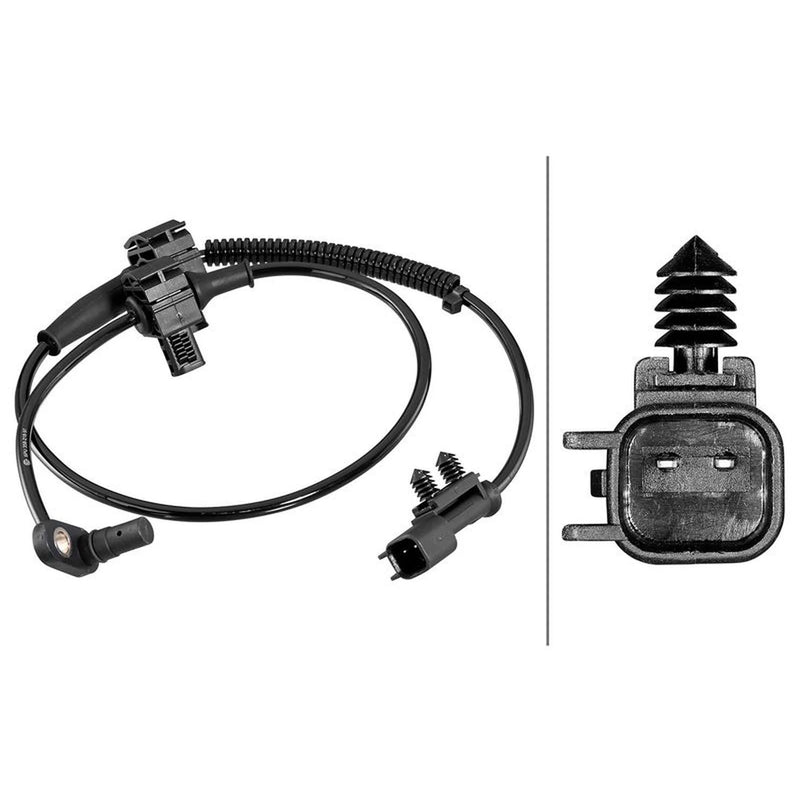 Hella ABS Wheel Speed Sensor Rear fits Chevrolet Silverado 1500 Crew Cab Pickup