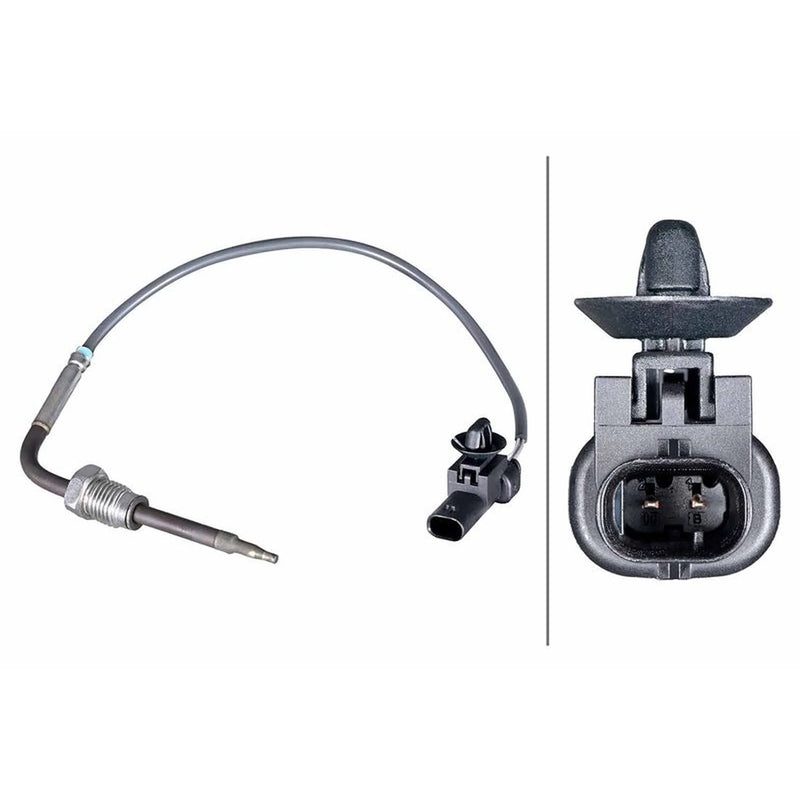 Hella Exhaust Gas Temperature Sensor before soot particulate f fits Opel Astra J