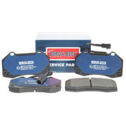 Borg & Beck Front & Rear Brake Discs & Pads fits Abarth 500 2008 on 1.4