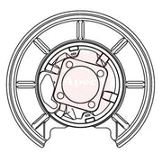 Apec Brake Disc Splash Guard Rear Left fits Mercedes-Benz A-Class 2004-2012