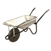 Walsall 85L Galvanised Contractor Wheelbarrow - Pneumatic - CGVP