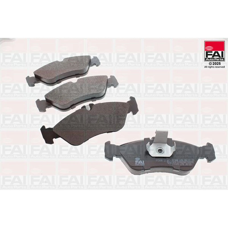 FAI Rear Brake Pad Set fits Mercedes-Benz Sprinter 3-T 1995-2006