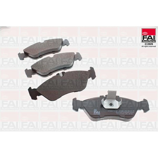 FAI Rear Brake Pad Set fits Mercedes-Benz Sprinter 3-T 1995-2006