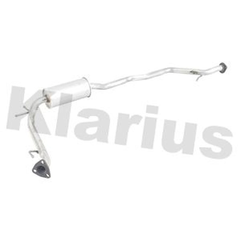 Klarius Box With Centre Pipe Centre fits Honda Jazz II 2002-2008 1.2 1.3 1.4
