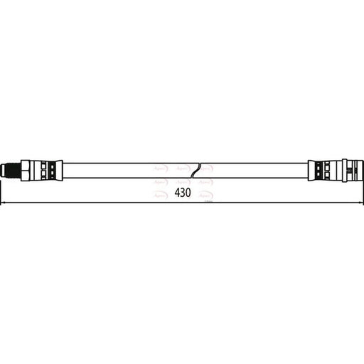Apec Brake Hydraulic Hose Line Front HOS4033