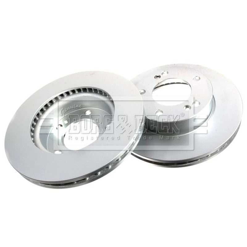 Borg & Beck Front & Rear Brake Discs & Pads fits Ssangyong Rodius I 2005 on 2.7