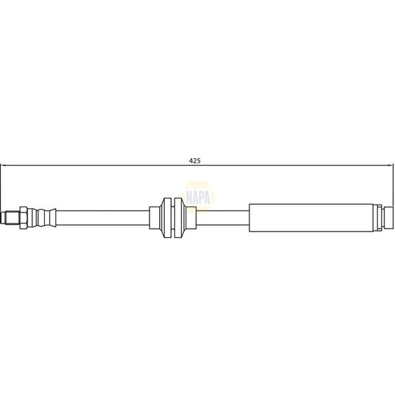 NAPA Brake Hydraulic Hose Line Rear NBH1195