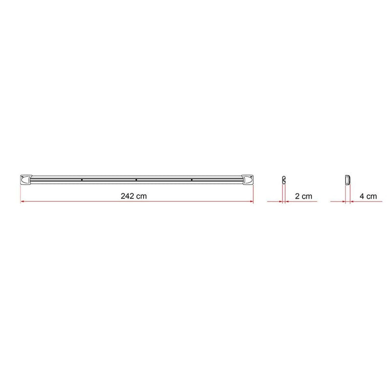 Fiamma Fixing Bar Carry-Bike (98656A474) Fiamma - Bars 4 Cars