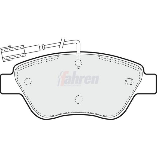 Fahren Front Brake Pad Set FBP3063