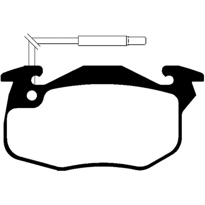 Abtex Front Brake Pad Set fits Citroën Ax 1987-1997 1.4