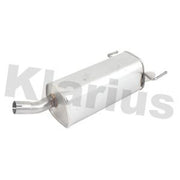 Klarius Box With Tail Pipe Rear fits Opel Zafira / Zafira Family B 2007-2015 1.7