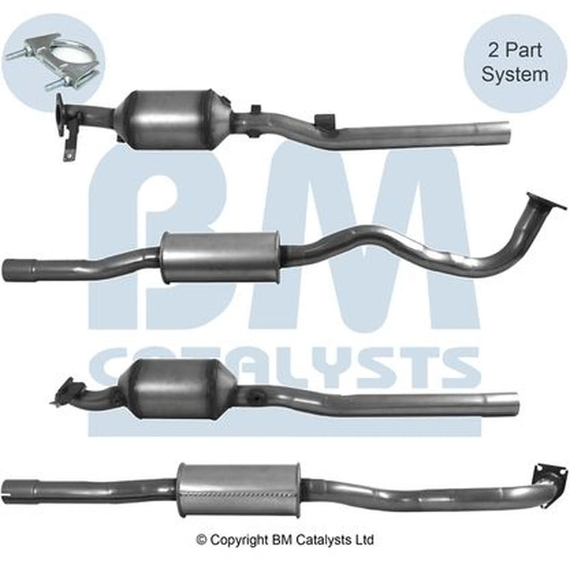 BM Catalysts Homologated Diesel Cat & Sic Dpf fits Mitsubishi Outlander II