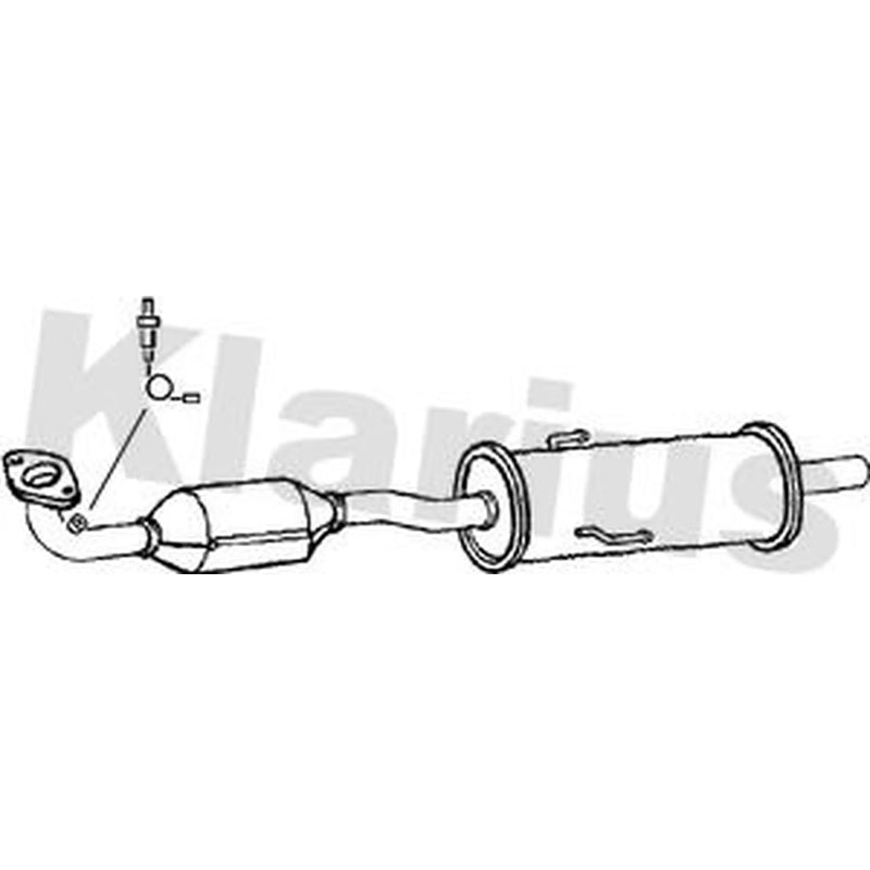 Klarius Catalyst Type Approved With Pipe fits Mazda 6 2010-2013 2.0