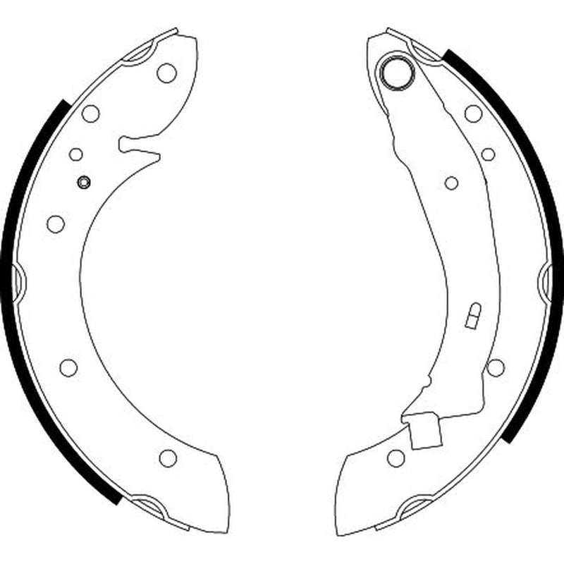 Mintex Brake Shoe Set Axle Kit fits Citroën Berlingo / Berlingo First 1996-2011