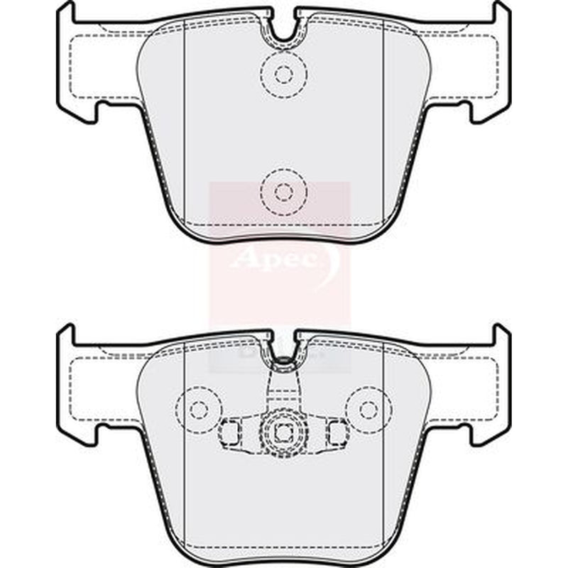 Apec Front Brake Pad Set fits Mercedes-Benz S-Class 2005-2013