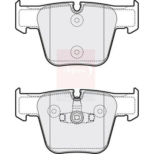 Apec Front Brake Pad Set fits Mercedes-Benz S-Class 2005-2013