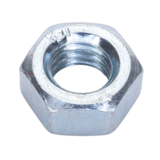 Sealey Steel Nut M8 Zinc DIN 934 Pack of 100 SN8 Sealey  - Dynamic Drive