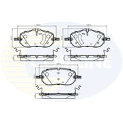 Comline Front Brake Pad Set CBP03806