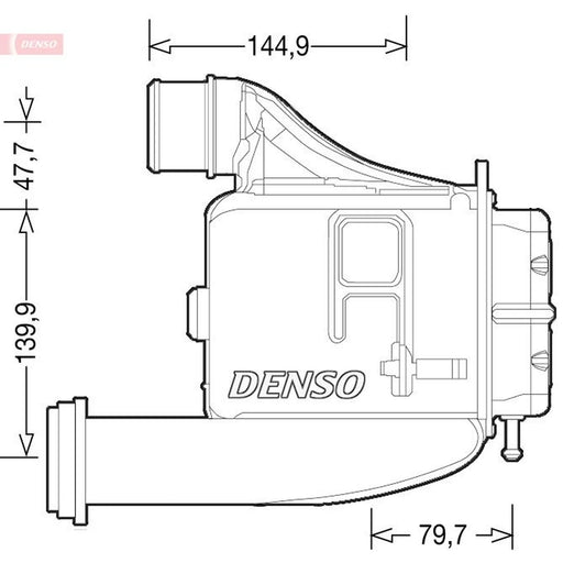 Denso Intercooler (Charge Air Cooler) fits Iveco Daily V 2011-2014