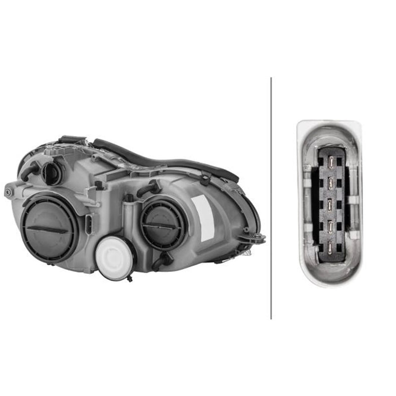 Hella Headlight Headlamp W5W Left fits Mercedes-Benz Clk 2002-2010