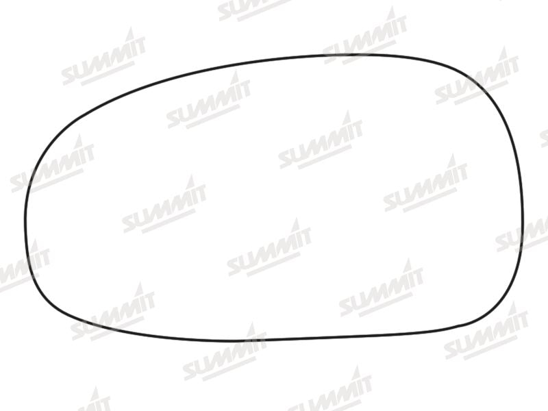 Summit Stick-On Standard Mirror Glass fits Seat Leon LHS Summit - Bars 4 Cars