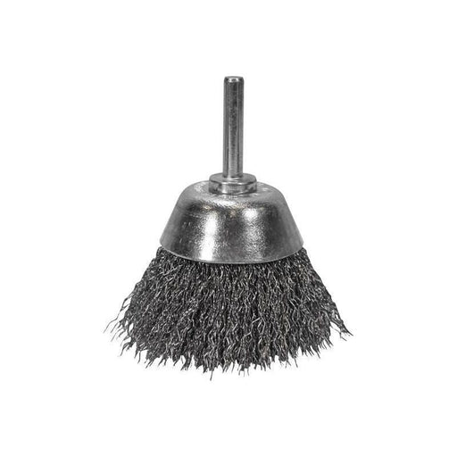 Faithfull Wire Brush Shaft Mounted 70mm x 25mm, 0.30mm Wire Faithfull - Town Tools