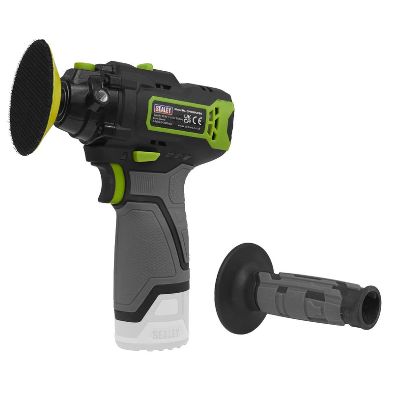 Sealey Cordless Polisher75mm 10.8V 2Ah SV10.8 Series CP108VCP Sealey - Dynamic Drive
