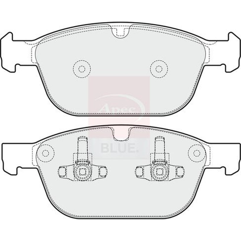 Apec Front Brake Pad Set fits Volvo XC60 I 2013-2017