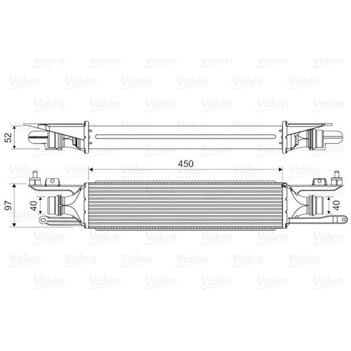 Valeo Intercooler (Charge Air Cooler) 818578
